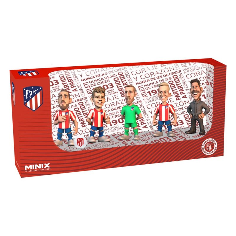 Atlético de Madrid pack 5 figurines Minix 7 cm