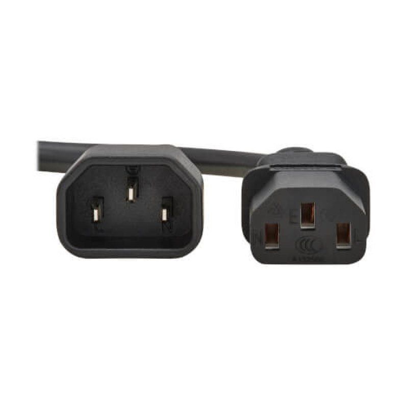 Eaton P004-01M-EU câble électrique Noir 1 m IEC C13 IEC C14