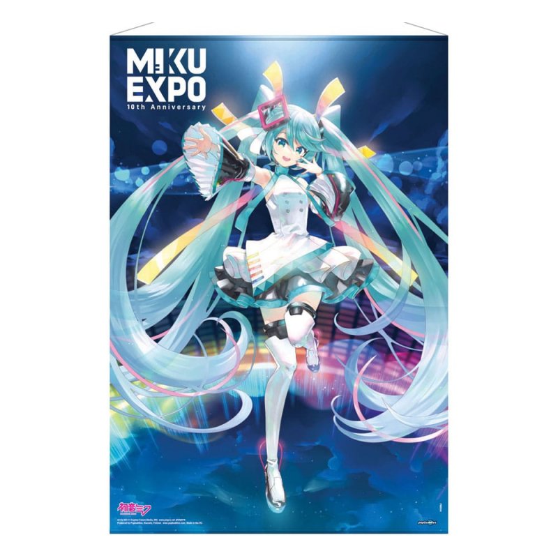 Hatsune Miku wallscroll Miku Expo 10th Anniversary Limited Edition 61 x 91 cm
