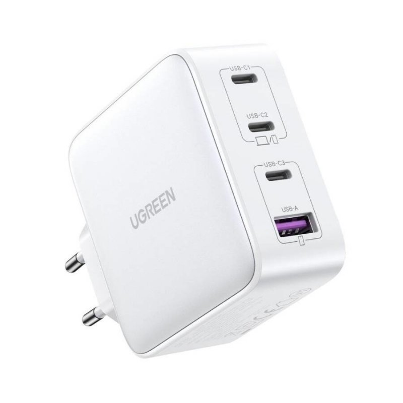 UGREEN Ladegerät USB-A 3xUSB-C 100W GaN Adapter weiß