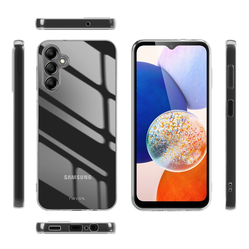 nevox StyleShell Flex coque de protection pour téléphones portables 16,5 cm (6.5") Housse Transparent