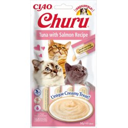 INABA Churu Tuna with salmon - cat treats - 4x14 g