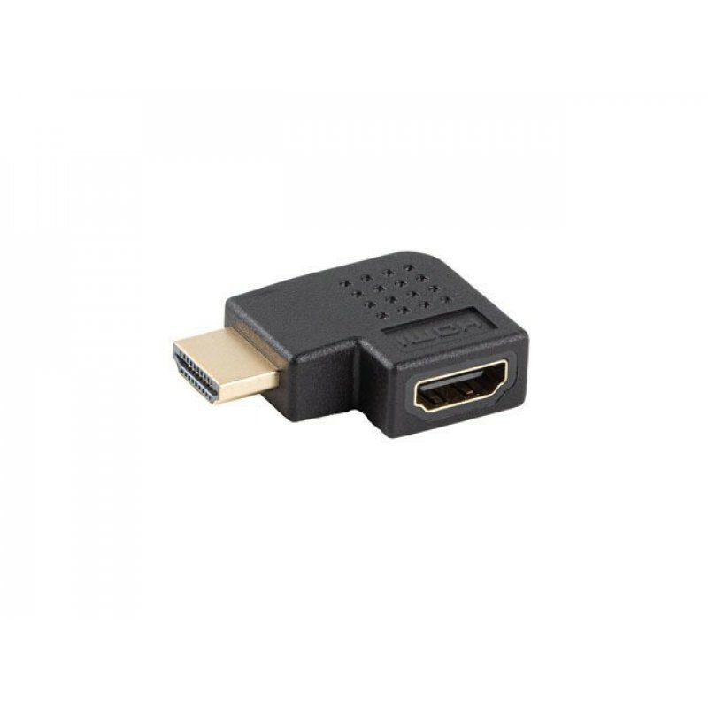 ADAPTADOR 4K LANBERG HDMI(M) A HDMI(H) ANGULO IZQUIERDA