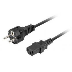 Lanberg CA-C13C-14CC-0018-BK power cable Black 1.8 m C13 coupler CEE7/7