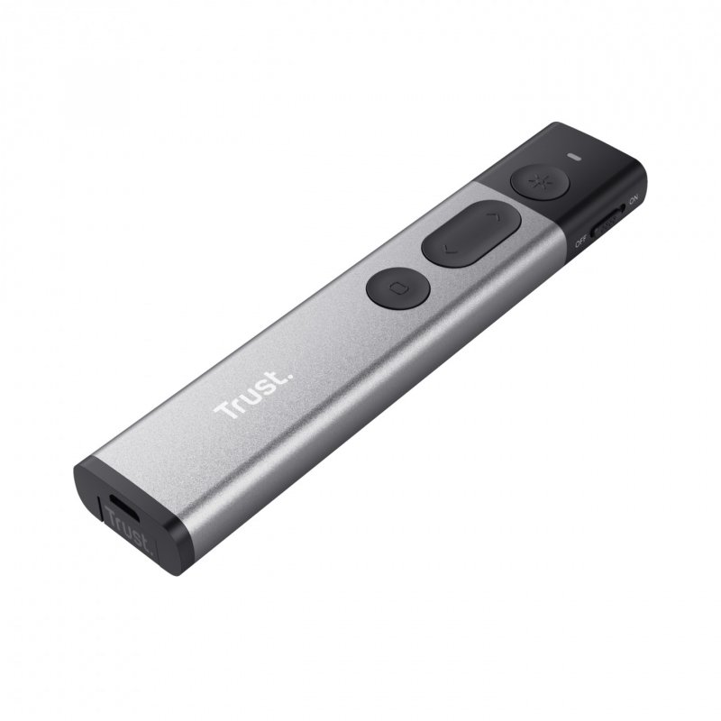Trust Kazun wireless presenter RF Aluminium, Black