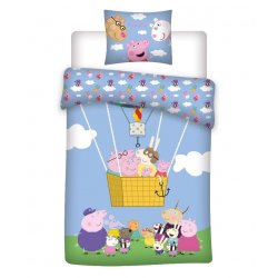 Bed Linen - Junior Size 100x140 cm - Peppa Pig