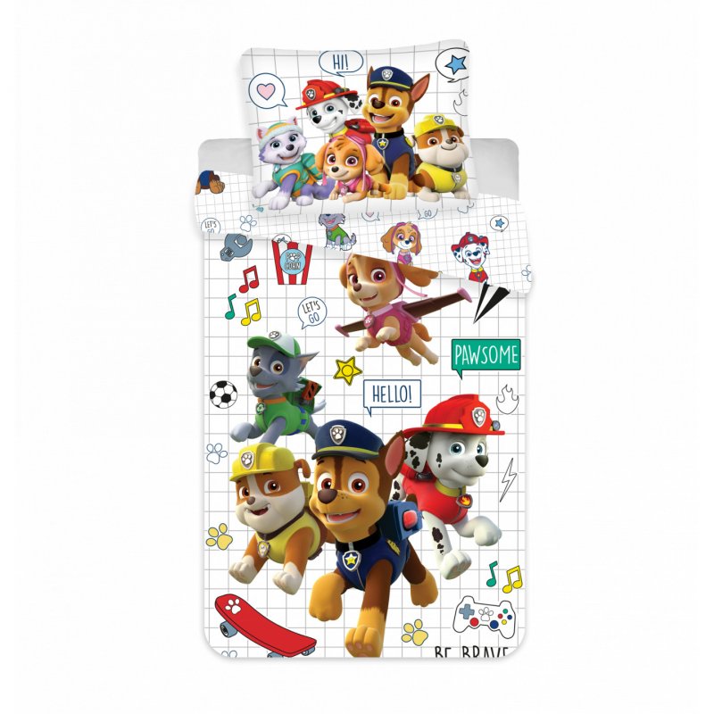 Bed Linen - Junior Size 100x140 cm - Paw Patrol