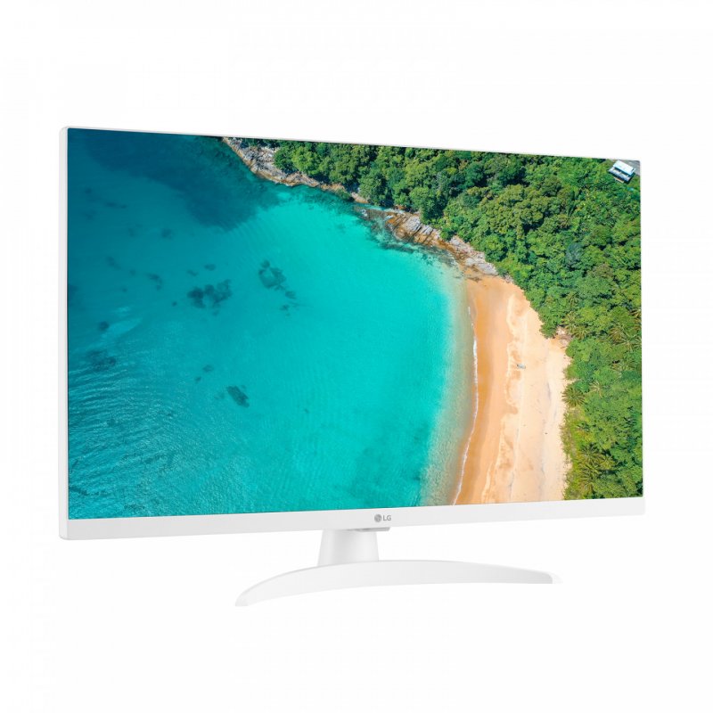 Ecran/TV 27" LG 27TQ615S-WZ Full HD (Blanc)