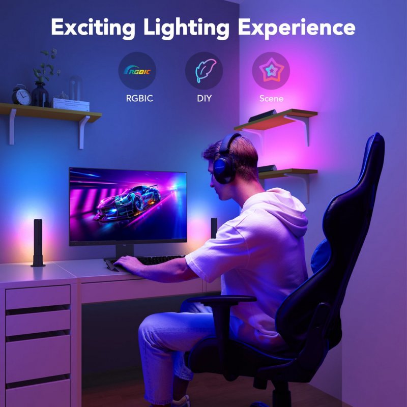 GOVEE SMART GAMING LIGHT BARS FLOW PLUS WIFI BT