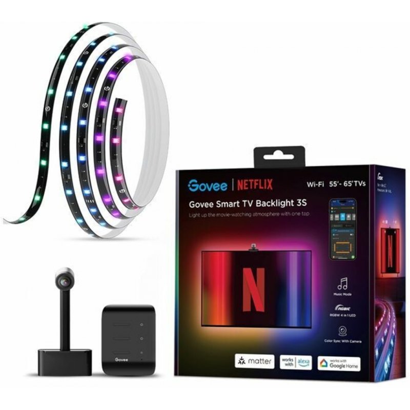 GOVEE TV BACKLIGHT NETFLIX 55-65 pouces