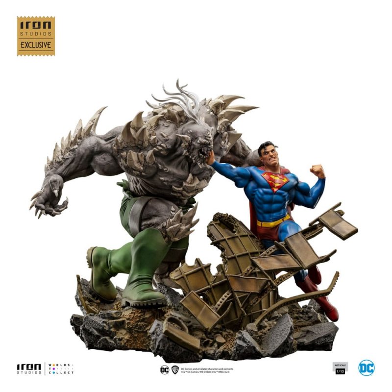 DC Comics statuette 1/10 BDS Art Scale Superman vs Doomsday heo EU Exclusive 30 cm