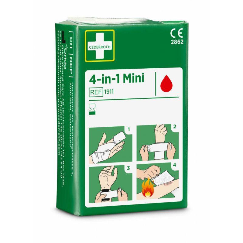 Cederroth - Blood stoppers 4 in 1 mini
