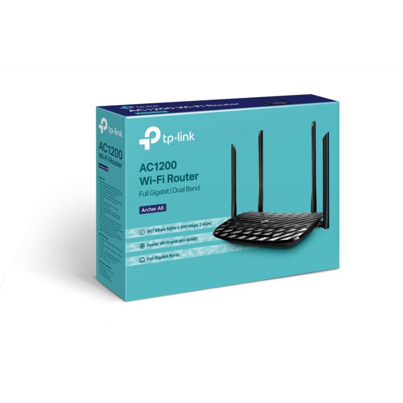 TP-LINK Archer A6 / Archer A6 Schwarz Router
