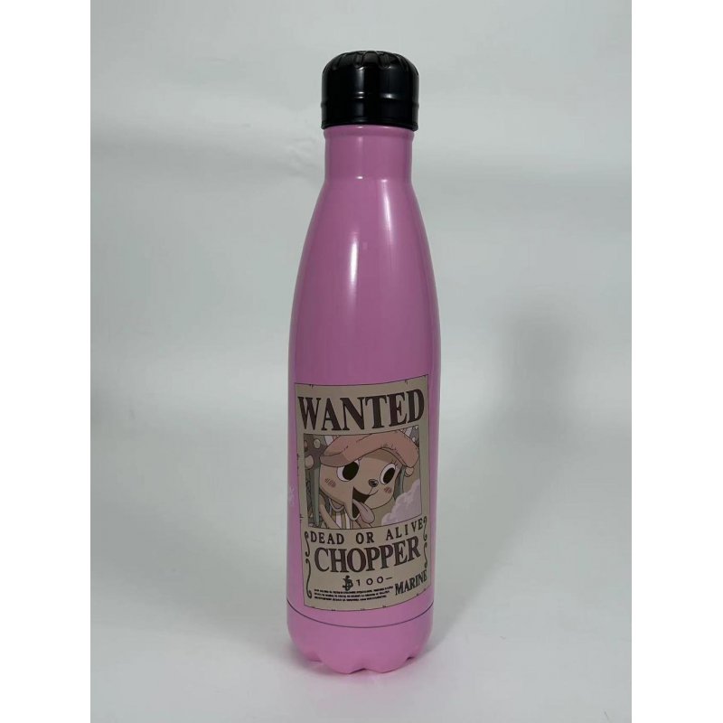 ONE PIECE - Chopper Wanted - Bouteille en métal - 540 ml