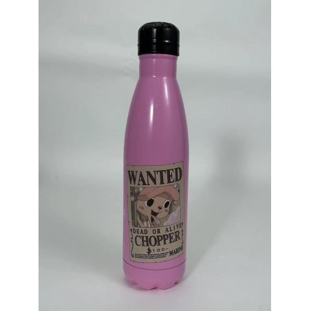 ONE PIECE - Chopper Wanted - Bouteille en métal - 540 ml