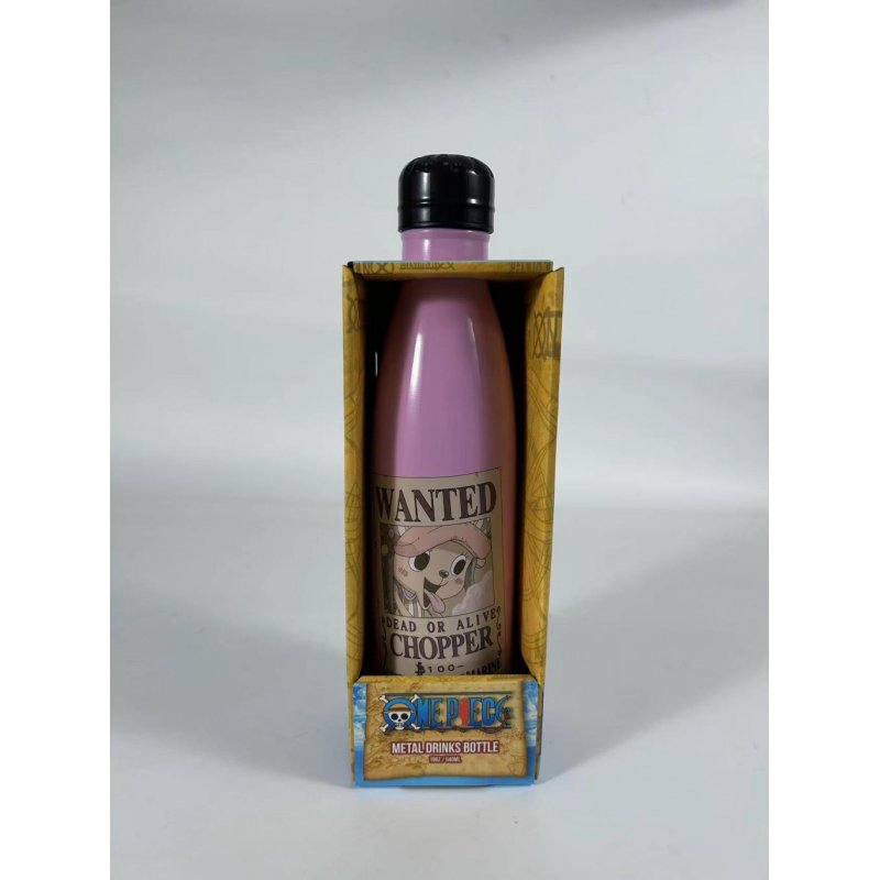 ONE PIECE - Chopper Wanted - Bouteille en métal - 540 ml