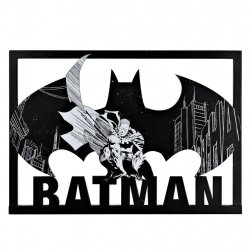 BATMAN - Logo - Plaque Décorative Rectangulaire
