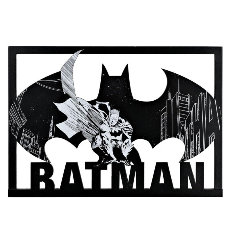 BATMAN - Logo - Plaque Décorative Rectangulaire