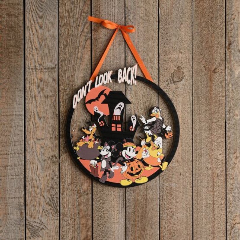 MICKEY & Friends - Halloween - Plaque Décorative