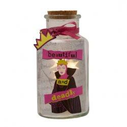 VILLAINS - Reine Sorcière - Lantern Lumineuse - 17 cm