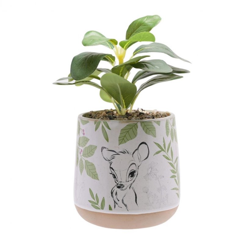 DISNEY - Forest - Bambi - Set de 2 Pots Fausses Plantes