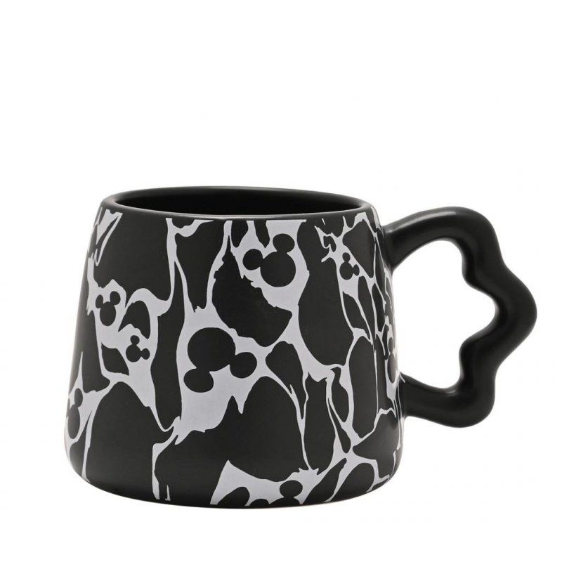 MICKEY - Shapes - Black&White - Effet Craquelé - Mug 3D