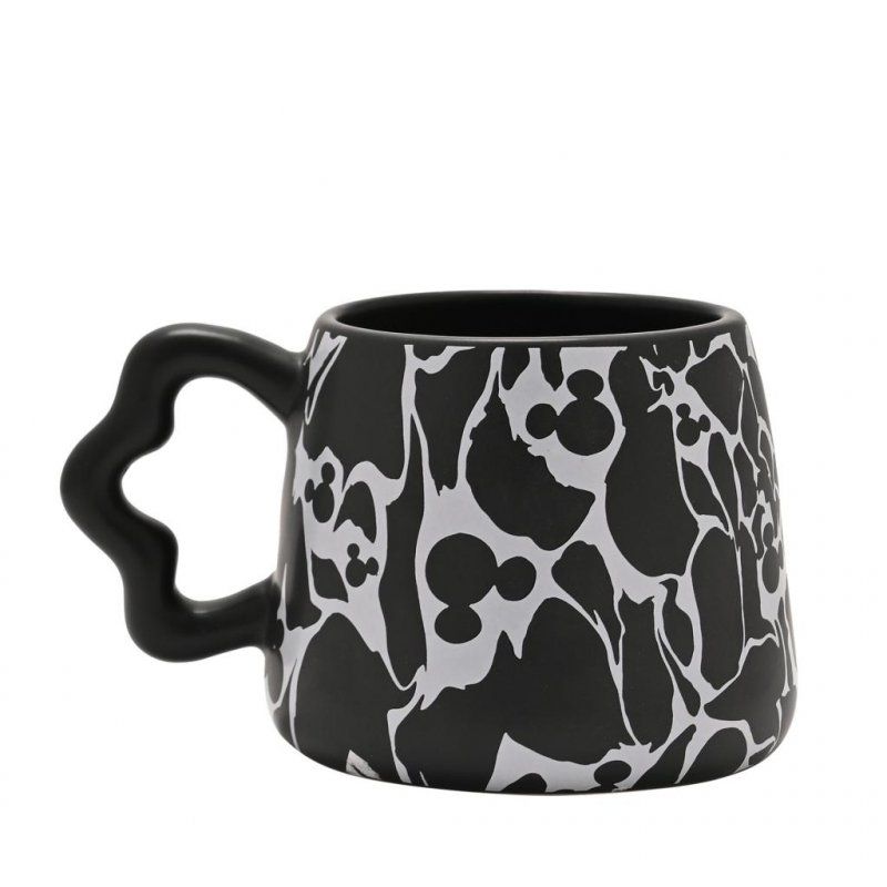MICKEY - Shapes - Black&White - Effet Craquelé - Mug 3D