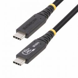 StarTech.com 1m (3.3ft) USB4 Cable, USB-IF Certified USB-C Cable, 40Gbps, 240W Power Delivery PD 3.1 EPR, 8K 60Hz, USB