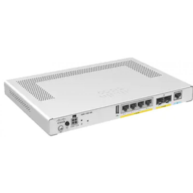 ISR1100 ROUTER 4 ETH LAN/WAN PORTS 1 LTE PORT 4G RAM