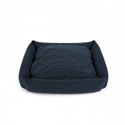 Fossflakes - PetBed Medium 70x90 Navy Pinstripe - (PET-BED-070-090-103)