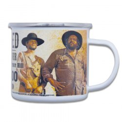 Bud Spencer & Terence Hill mug émail Wanted