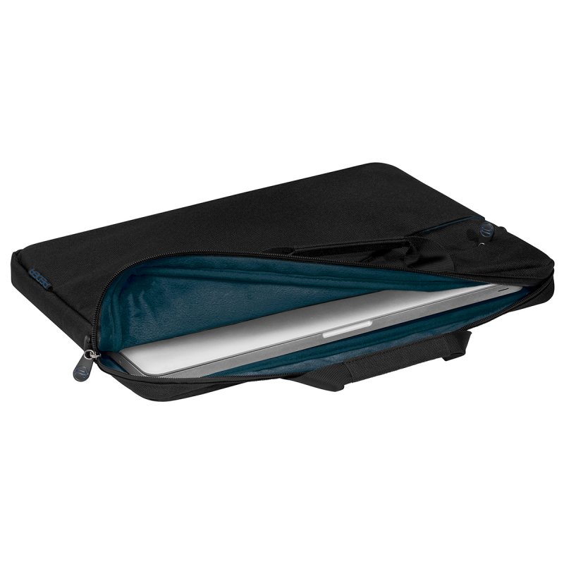 PEDEA Notebook Tasche "Fashion" für Geräte bis 13,3" (33,8cm) schwarz/blau