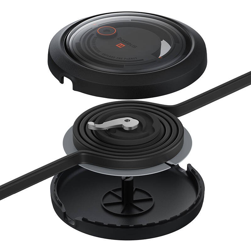 3-in-1 Baseus Free2Draw USB to M L C 100W cable, 1.1 m (black)