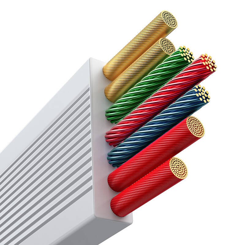 3-in-1 Baseus Free2Draw USB to M L C 100W cable, 1.1 m (white)