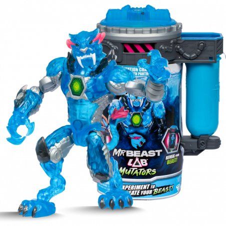 STOCKJBE1 - Moose Toys Mr Beast Lab Mutators - Mutatie Kamer Stealth Panther