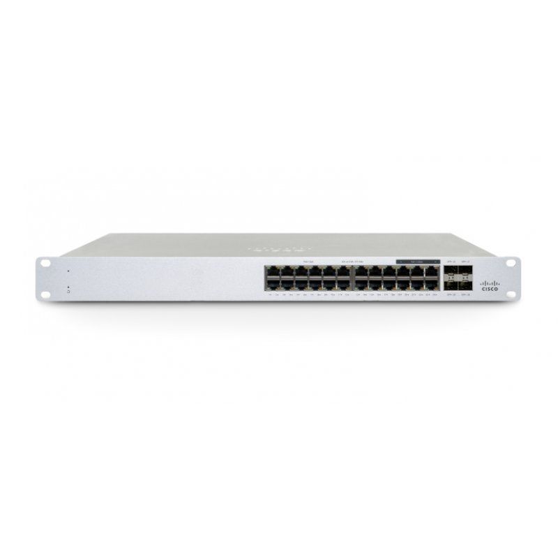 Cisco Meraki MS130-24P Managed L2 Gigabit Ethernet (10/100/1000) Power over Ethernet (PoE) 1U White