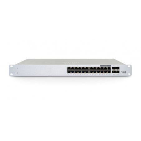 Cisco Meraki MS130-24P Managed L2 Gigabit Ethernet (10/100/1000) Power over Ethernet (PoE) 1U White