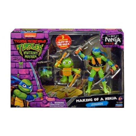 TMNT: Mutant Mayhem - Leonardo Evolution 3-Pack