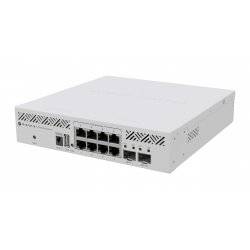 Mikrotik CRS310-8G 2S IN: L3 Smart Switch Managed 2.5G Ethernet (100/1000/2500) Power over Ethernet (PoE) 1U White