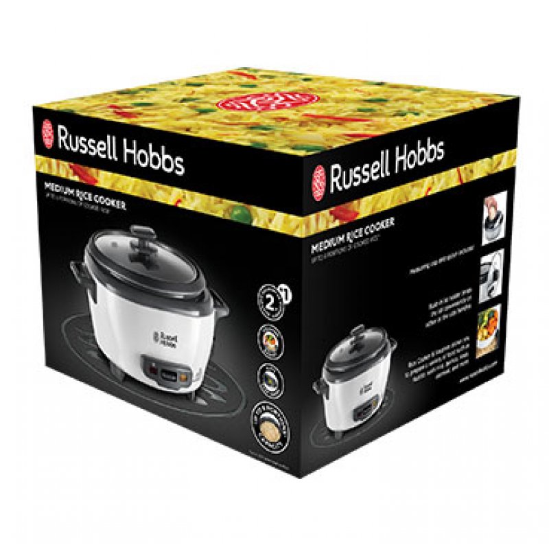 Russell Hobbs 27030-56 cuiseur à riz 300 W Noir, Blanc