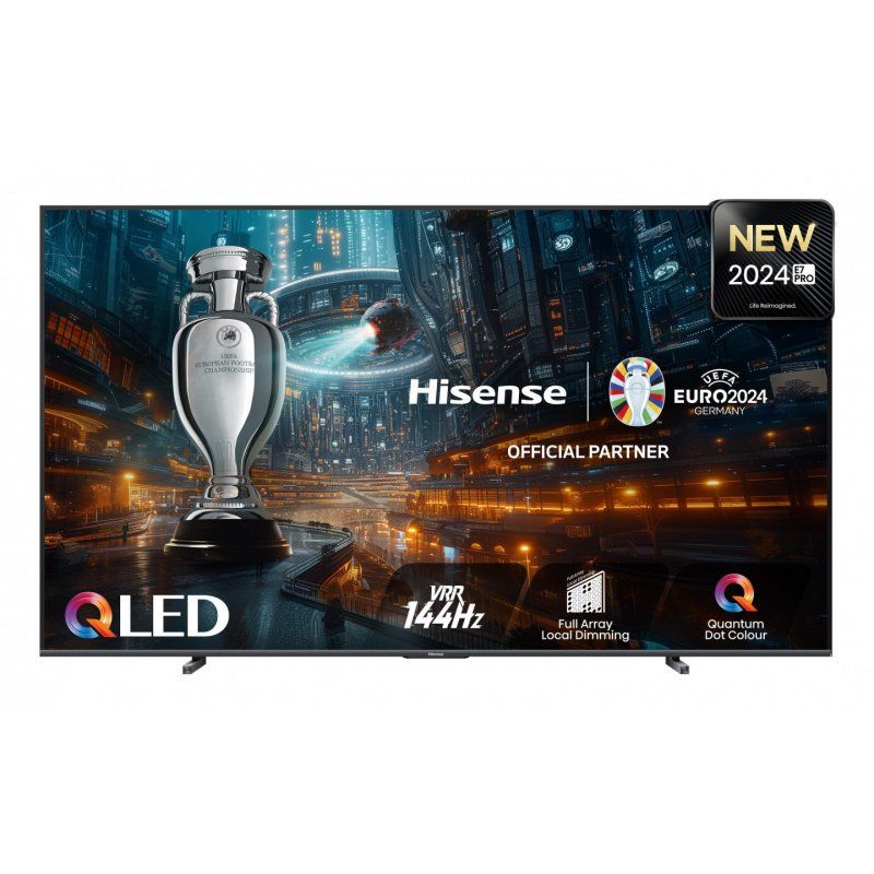 Hisense 100E77NQ PRO TV 2,54 m (100") 4K Ultra HD Smart TV Noir 500 cd/m²