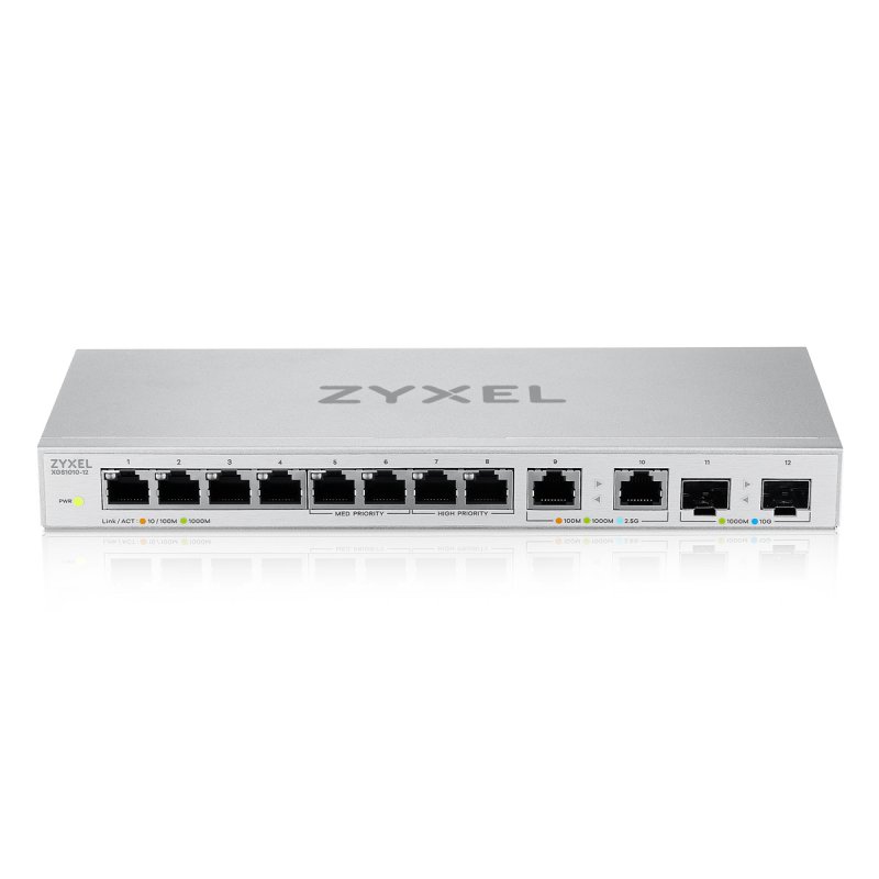 XGS1010-12 V2 12-PORT GIGABIT UNMANAGED SWITCH WITH 8-PORT 1G