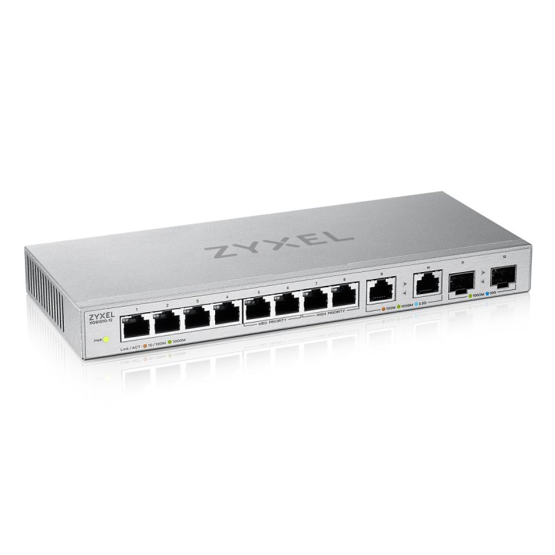 XGS1010-12 V2 12-PORT GIGABIT UNMANAGED SWITCH WITH 8-PORT 1G