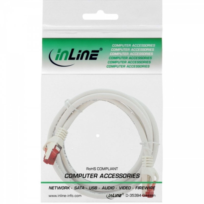 InLine 4043718206827 networking cable White 2 m Cat6 S/FTP (S-STP)