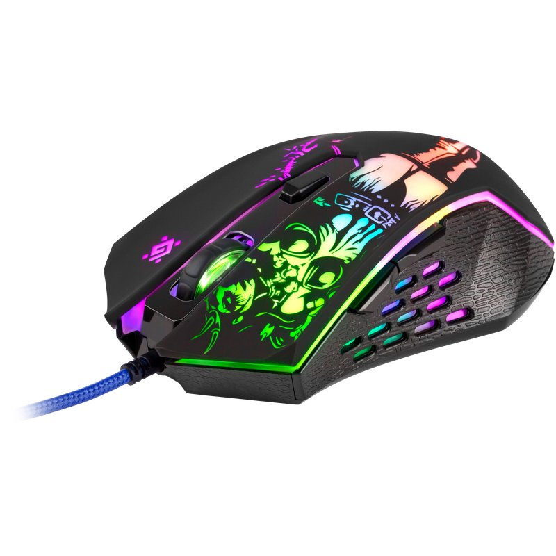 Gaming optic wired mouse DEFENDER GM-933 SIN'SISTER 7200dpi 6P RGB