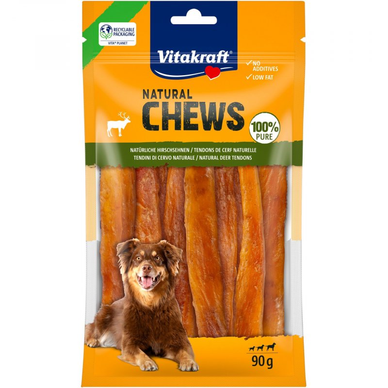 Vitakraft - NATURAL CHEWS deer tendons for dogs 90g (58280)