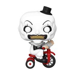 Terrifier POP! Movies Vinyl figurine Art the Clown w/bike 9 cm