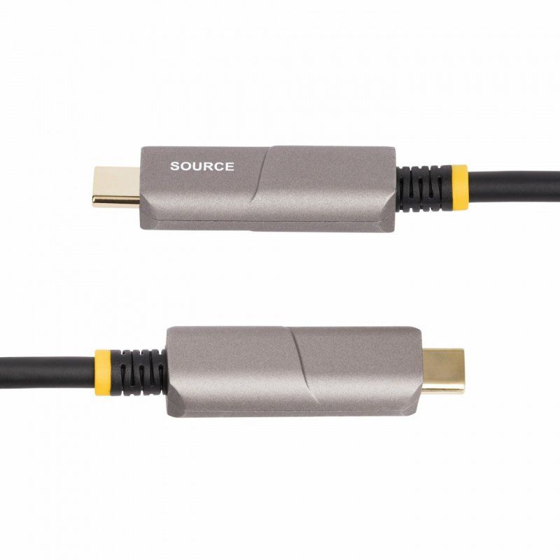 StarTech.com 50ft (15.2m) USB-C to HDMI 2.0 Active Optical Cable (AOC), 4K 60Hz, CL3 Rated, Unidirectional USB Type-C