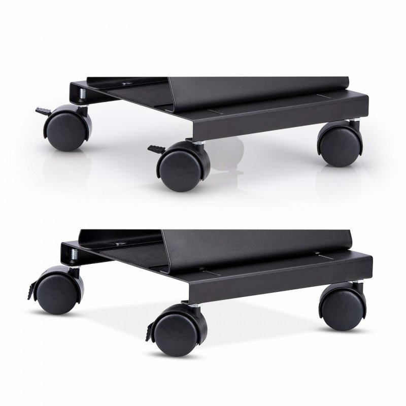 StarTech.com Computer Tower Cart, Rolling Mobile CPU Caddy on Wheels (Casters), Max Load 46.3lb/21kg, Adjustable PC