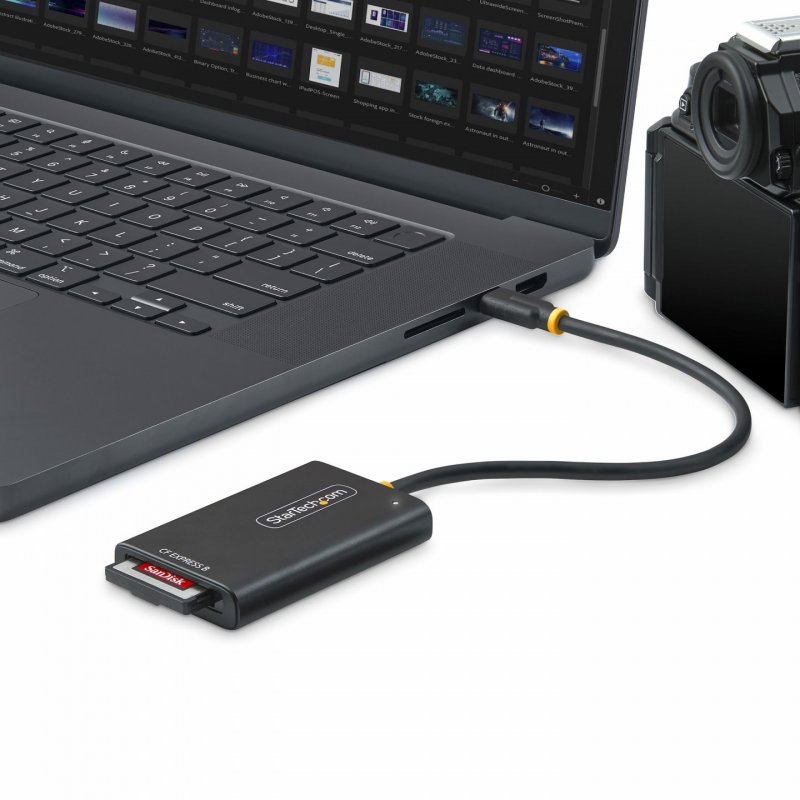 StarTech.com USB-C CFexpress Type B Card Reader, USB 10Gbps, Portable Memory Card Reader, USB Type-C to CF Express 2.0